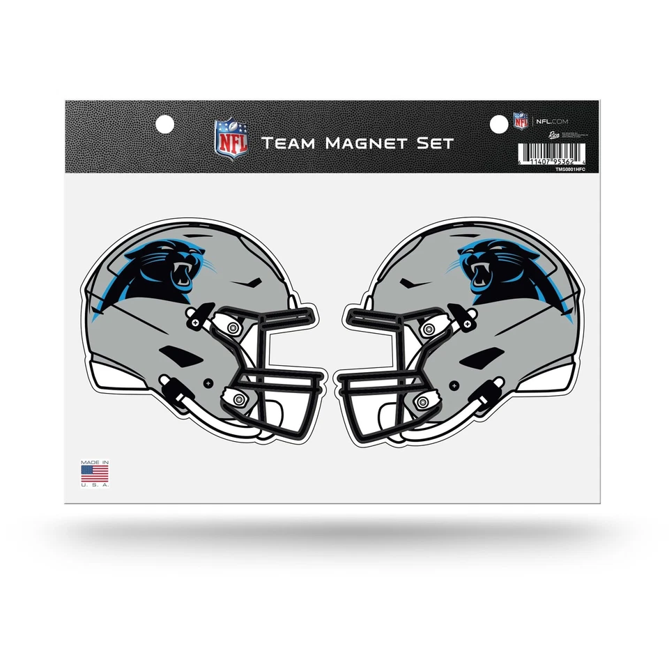 Carolina Panthers Dueling Helmets Team Magnet Set, 8.5x11 Inch Sheet, Heavy... - Image 1 of 1
