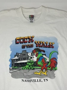 Vintage Nashville Cock of the Walk Humor T Shirt (L) - Picture 1 of 7