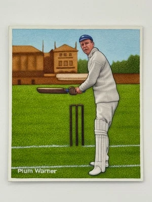 Tarjeta de arte Helmar Brewing Plum Warner original pintada a mano T218 estilo Meca 1/1 Foto 1 de 2