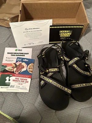 Sandalia para hombre Chaco x Waffle House Secret Menu Z1 - Talla 9 edición limitada - a mano Foto 1 de 3