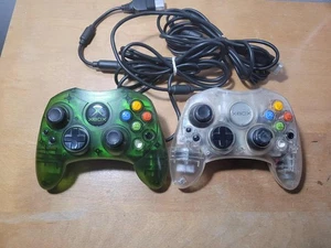 Mando Xbox Original Cristal + Verde Transparente OEM *Para Piezas o Reparación* - Imagen 1 de 10