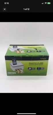 VuPoint Photo Cube Compact Photo Printer - IP-P10-VP Adapter Included - Image 1 of 2