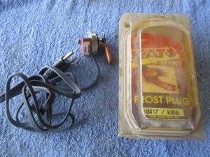 De colección Nuevo de Lote Antiguo Bloque Motor Enchufe Escarcha Calentador 400 vatios Kat's K4NB / 10417 (1) - Imagen 1 de 1