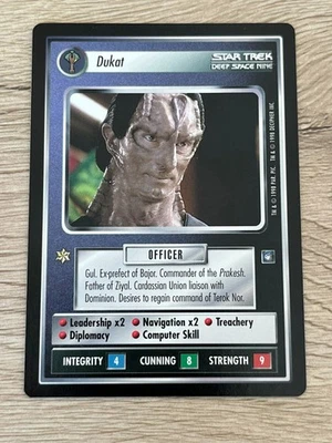 Star Trek CCG - Deep Space Nine 9 - Dukat - Rare - Bild 1 von 2