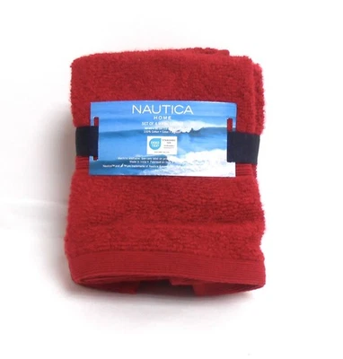 Nautica 4 paños rojos 12" x 12" Riptide Foto 1 de 2