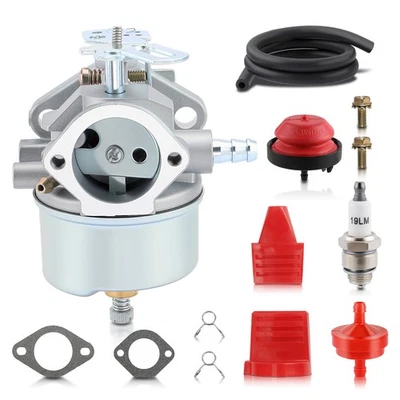 Adjustable Carburetor For Tecumseh 8HP 9HP 10HP Snowblower 640349 640052 640054 - Image 1 of 4