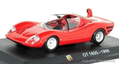 ABARTH OT 1600 1966 rosso 1:43 modellino auto scala diecast - Immagine 1 di 2