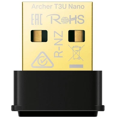 TP-LINK Archer T3U Plus 1300Mbps Wireless Dual-Band USB Adapter - Black - Image 1 of 4