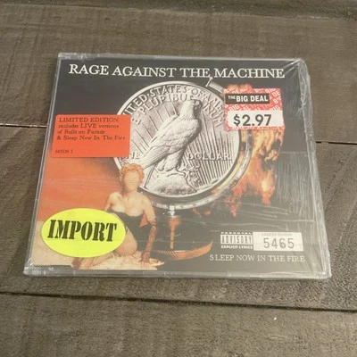 Rage Against The Machine - Sleep Now… UK Import Ltd. Ed CD 2000 RARE!!! NEW!! - Image 1 of 4