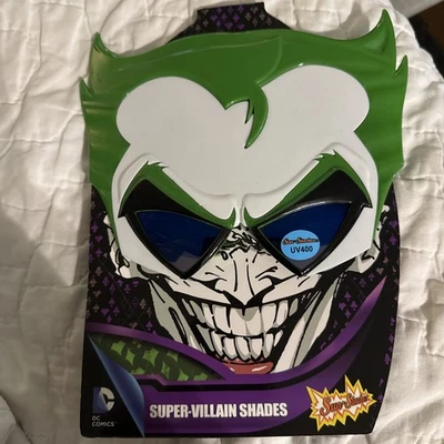 Sun-Staches Costume Sun Glasses Halloween DC Comics Batman The JOKER - Image 1 of 4