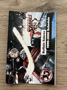 1999-2000 NHL Buffalo Sabres Hockey Pocket Schedule - Picture 1 of 1