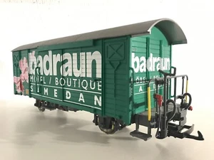 Kiss Top Line Covered Goods Wagon Gbk-V 5609 " Badraun " Gauge G New Condition - Picture 1 of 4