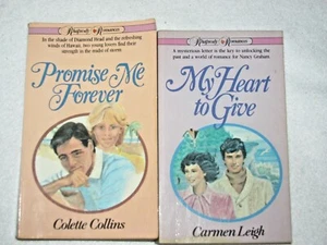 2 Rhapsody Romances~ My Heart to Give & Promise Me Forever ~ #15 & #5 ~ PO ~ PB - Picture 1 of 3