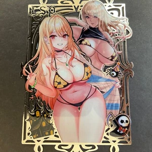 Goddess Story Gold METAL Card - Maiden Party - Serial Number #/200! Marin Bikini - Picture 1 of 6