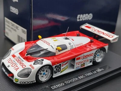EBBRO 43682 1:43 DENSO TOM'S TOYOTA 88C 1989 LE MANS 24 HOURS DIE CAST MODEL CAR - Image 1 of 4