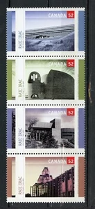 Canada MNH #2215-18 Strip Royal Architecture Institute 2007    A826 - Picture 1 of 1