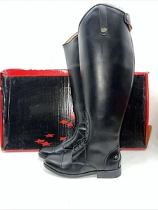 New Women’s Black EQUISTAR English Riding Boots. 467522 8.5 8 1/2 W. 12-40 - Picture 1 of 7