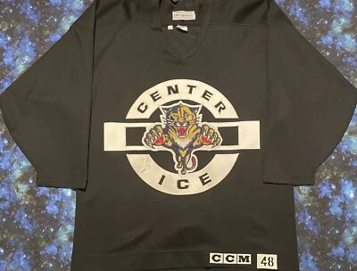 Camiseta deportiva de hockey auténtica vintage CCM Center Ice NHL Florida Panthers Foto 1 de 4