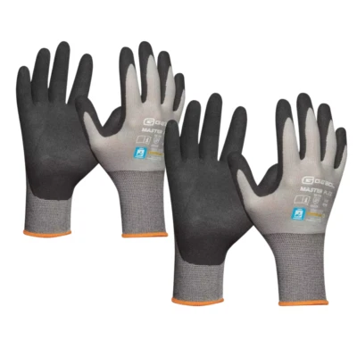2x Gebol Handschuh Master Flex Arbeitshandschuh Mechanikerhandschuh ölbeständig