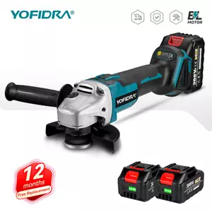 For Makita Li-ion Battery 18V 125mm Electric Cordless Brushless Angle Grinder UK - Picture 1 of 12