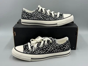 Converse All Star CTAS OX Club Cheetah Leopard 166555C taglia M4/W6/ Eur 36,5 - Foto 1 di 9