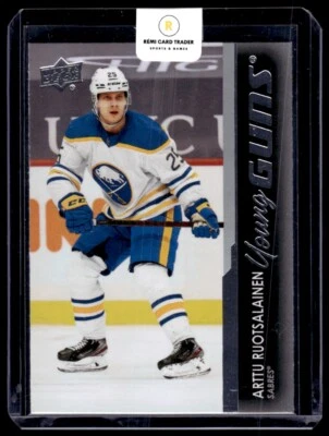 2021-22 Upper Deck Series 1 Young Guns Arttu Ruotsalainen Rookie #221 Buffalo - Image 1 of 2