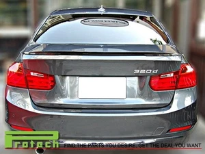 2015 BMW F80 M3 PSI Style Carbon Fiber Trunk Boot Spoiler Lip Wing Sedan 4Dr - Imagen 1 de 5