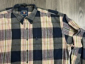 Vintage Chaps Ralph Lauren Plaid Flannel Shirt Mens XL Button Down VTG Polo - Picture 1 of 7
