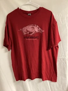 Camiseta Arkansas Razorbacks/Hombre (XL) Gris Algodón Mezcla Poli - Imagen 1 de 6