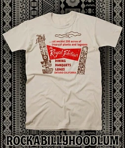 Camiseta Retro Tiki Bar Taza Restaurante Polinesio Real Tahití Luaus Ontario CA - Imagen 1 de 9