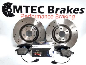 Dischi freno anteriori forati e pastiglie MTEC Audi S4 B6 B7 4.2 V8 Quattro 03-08 - Foto 1 di 6