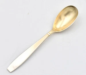 Henin et C° Spoon Egg Silver Vermeil Style Modernist French Goldsmith - Picture 1 of 8