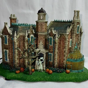 Disney Light Up Haunted Mansion LED Light Up House Works Village *READ Disneyana - Picture 1 of 24
