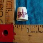 Vintage Hammersley Fine Bone China VIOLET Thimble Made in England