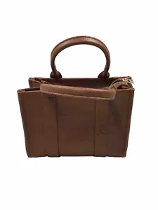 Marc Jacobs Women's Leather Tote Handbag Mini  (Brown) - Picture 1 of 8