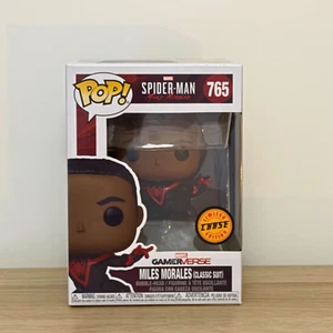 FUNKO POP 765 SPIDER-MAN MILES MORALES CLASSIC SUIT LIMITED CHASE EDITION - Imagen 1 de 4