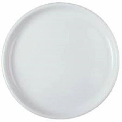 INGROCART [20, 180, 360 Pz] PIATTI PIZZA PLASTICA BIANCO USA E GETTA MONOUSO PIZZERIA PUB