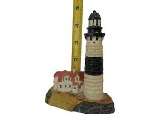 Figura faro miniatura de resina Big Sable Point, MI - Imagen 1 de 6