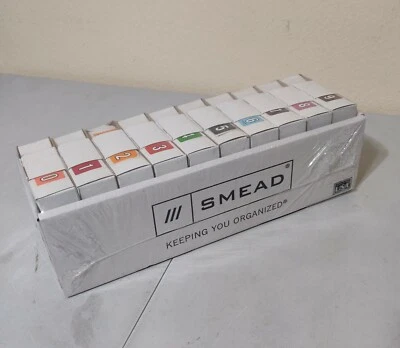 Smead 22010 Numeric Color-coded Labels - 0-9 - 1.25" Width X 1" Length 500/Roll - Image 1 of 4