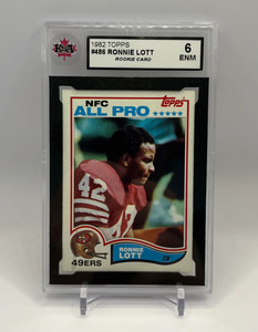 1982#486 RONNIE LOTT TOPPS ROOKIE - KSA 6 ENM