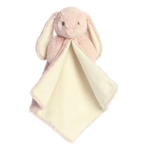 Pink Bunny Baby Girl Rabbit luvster Lovey AURORA Security Blanket Woodland Farm - Picture 1 of 4