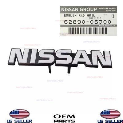 Genuine OEM Front Grille Emblem 1987-1993 Nissan Safari Y60 62890-06J00 - Image 1 of 2