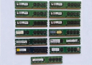 Various 1GB DDR Desktop Memory PC2-5300U 667MHz Pin DIMM DDR- Choose One - Picture 1 of 3