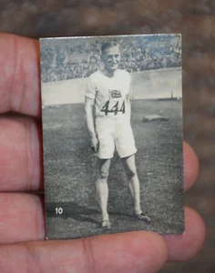 Tarjetas de tabaco raras de Lorg Burghley England Runner Angola de 1920/30 - Imagen 1 de 2