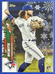 Bo Bichette 2020 Topps Holiday Rookie Card Toronto Blue Jays Christmas - Picture 1 of 1