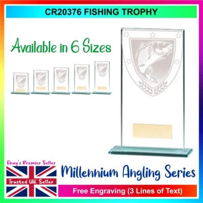 TROPHY PLANET FISHING TROPHY - Renegade Angling Award - KOSTENLOSE GRAVUR im Wert von £ 6,99 Trophäen