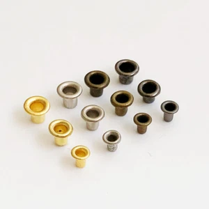 100X Mini Eyelet Buttons Doll Belt Buckles Metal Shoes Sewing Acc 1.5/2/2.5mm  - Picture 1 of 8