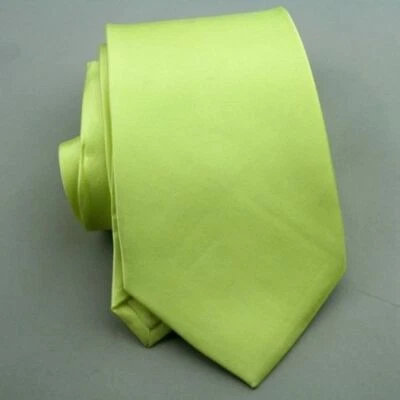 [EF] 2-10 PIEZASS Corbata delgada ajustada Color liso Seda lisa Hombres Jacquard Tejida Corbata Foto 1 de 4