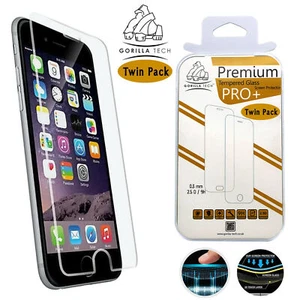 Screen Protector Tempered Glass For iPhone 15,14 Pro Max,13,11,XR, X,7 Twin Pack - Picture 1 of 12