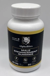 AlphaBites Alpha Bites Male Enhancement Growth, Virility, 30 Gummies.EXP : 9/26 - Picture 1 of 3